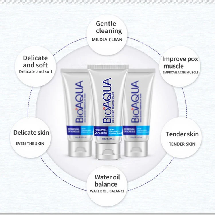 BIOAQUA Anti Acne Face Wash for Oily Skin 100g - Image 2