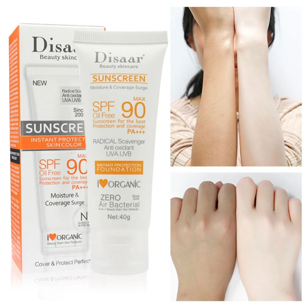 DISAAR Brightening Sunblock Skin Protective SunScreen SPF-90 - 40g - Image 2
