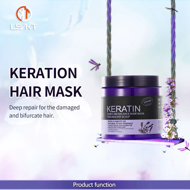 Lavender Hair Care Balance Keratin Hair Mask & Hair Treatment for Healthy Scalp 500 ml (Original) - Image 2