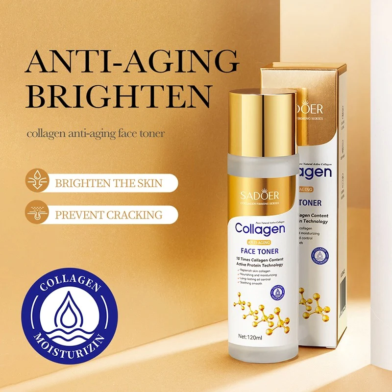 SADOER Collagen Anti-Aging Face Toner 120ml - Image 4